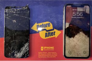 Before After Screen Replacement iPhone Repair