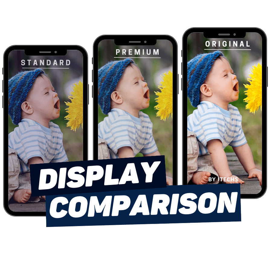 Compare iPhone Displays. Good Better Best.